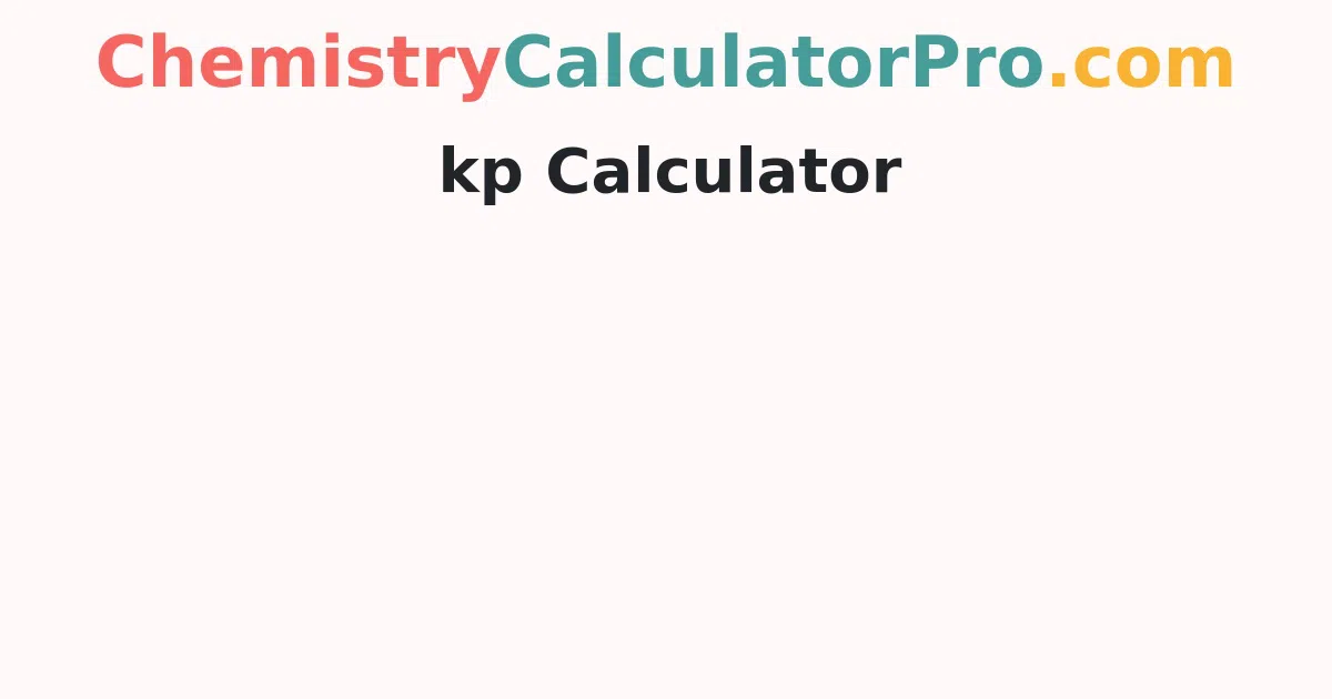 kp Calculator